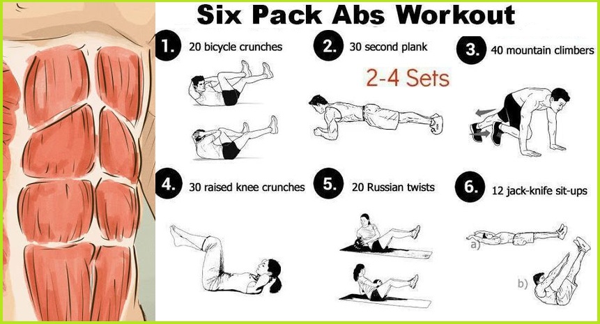 Exercise Needed to Get 6 Pack Abs