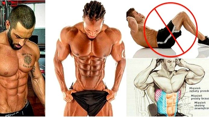 Top 6 No-Crunch Exercises For 6-Pack Abs !